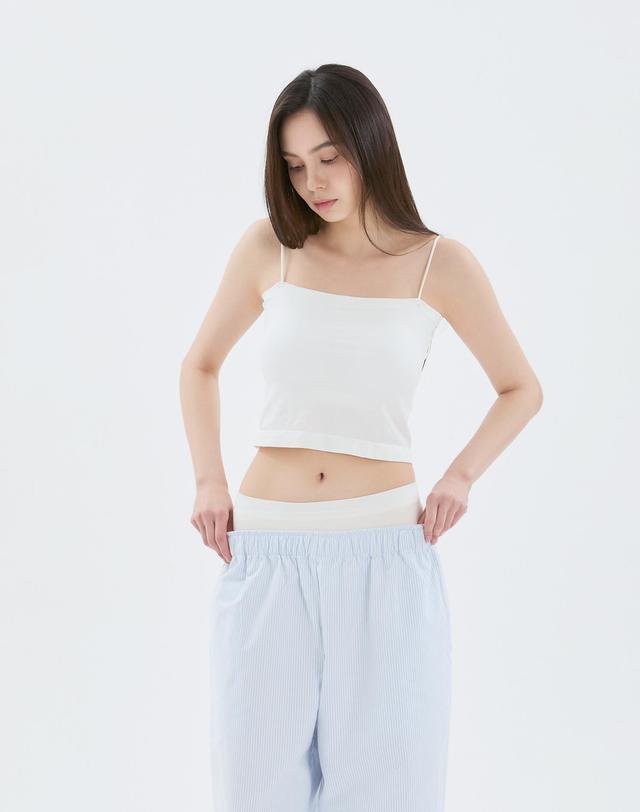 하그노스 하그노스 스퀘어넥 크롭 브라탑 착용컷