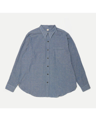 타이가 타카하시 LOT.106 내로우 카라 셔츠 TTSS26106 INDIGO