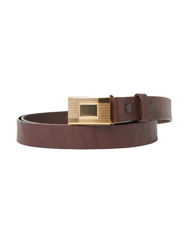 타이가 타카하시 타이가 타카하시 LOT.003 히콕 벨트 브라운 TTCORE003 MUD DYED BROWN 착용컷