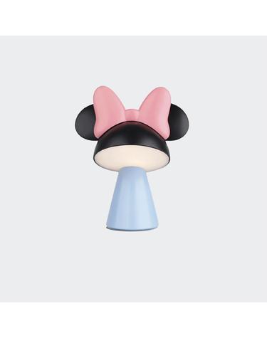 디즈니 미니마우스 캐릭터 램프(MINNIE MOUSE mini) 포터블 무드조명 스카이블루+핑크