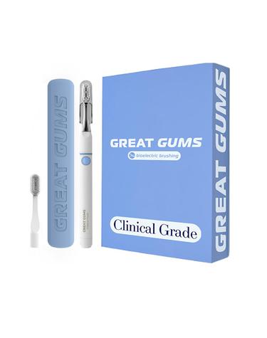그레이트검즈 Clinical Grade 치석 플라그 제거 생체전류 칫솔 세트 TROMATZ-GGCG