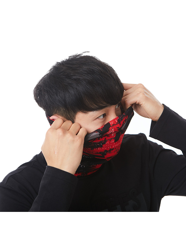 인콘트로 인콘트로 스포츠 기모 멀티스카프 착용컷