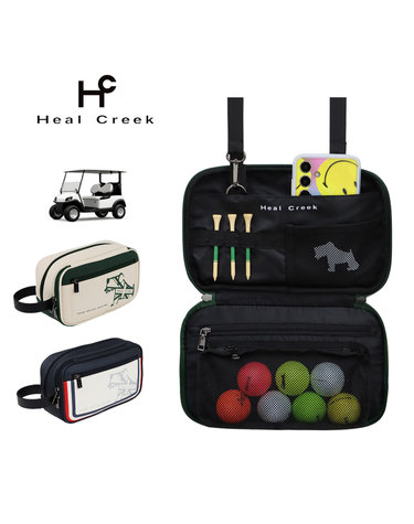 힐크릭 투지퍼 골프 카트 파우치 카트걸이 HCPO-31206