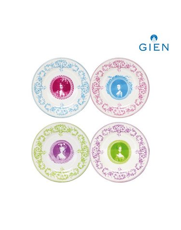 [지앙] 마리앙뚜아네트 디저트 접시 4p 세트