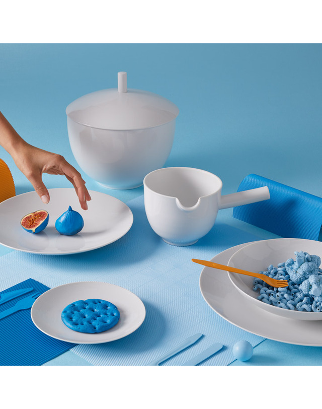 토마스 [토마스] 로프트 접시 18cm 화이트 1p 착용컷