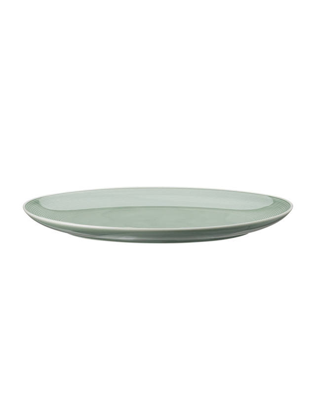 토마스 [토마스] 로프트 타원접시 34cm 모스그린 1p 착용컷