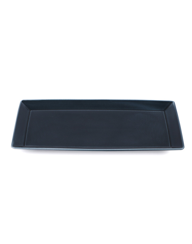 토마스 [토마스] 로프트 직사각 접시 28x15cm (나이트블루) 착용컷