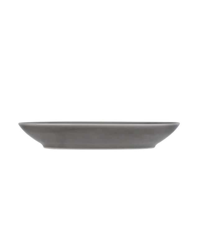 토마스 [토마스] 로프트 타원접시 27cm 문그레이 1p 착용컷