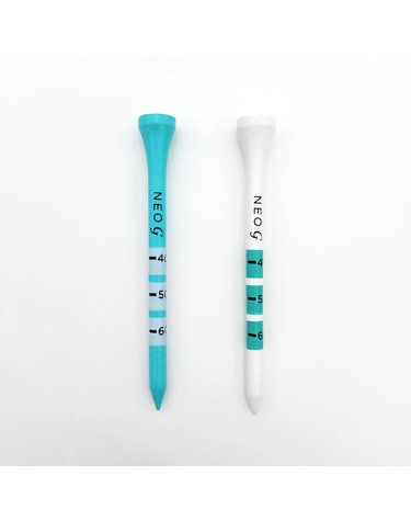 네오지 3단 높이 조절 우드 골프티 세트 20P