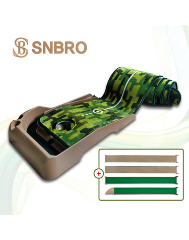 SNBRO 에스앤브로 카모플라쥬 오토리턴 골프 퍼팅매트