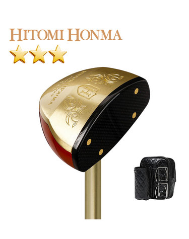 히토미 혼마 협회공식인증 3스타 CLASSIC GOLD 파크골프채 + 파우치 힙색