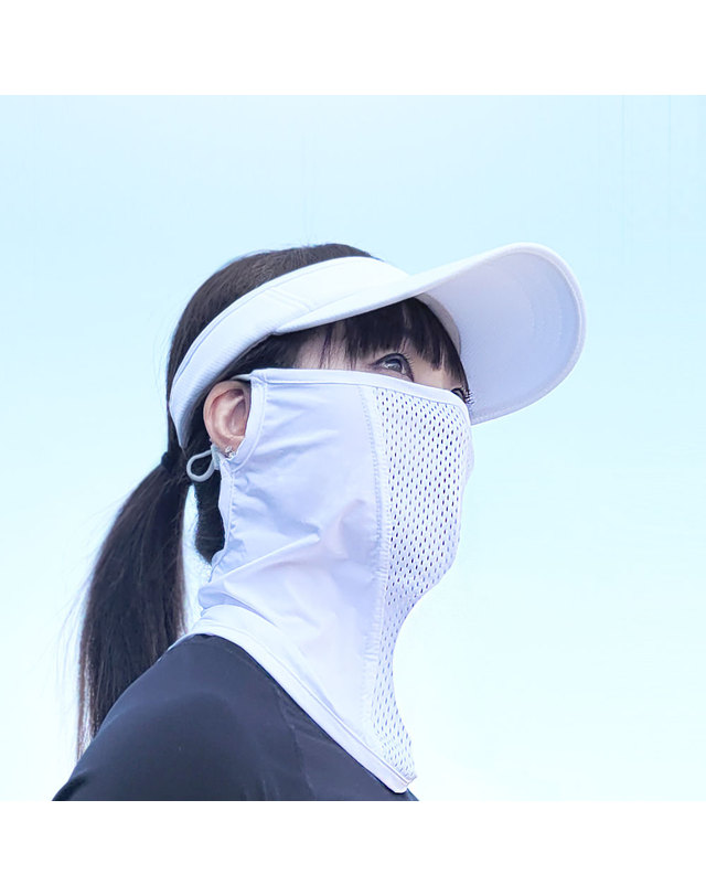 유니크에픽 고운골프 페이스 쿨 골프마스크 착용컷
