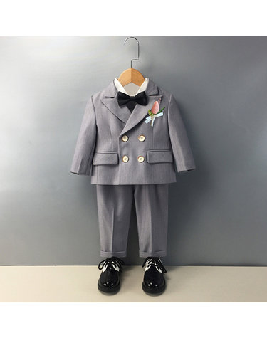 로이 헤링본 체크 정장 6종 세트 R10382