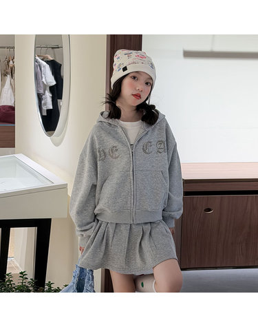 여아 스타 후드 집업 스커트 세트 R19550