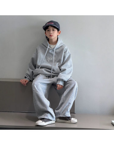 오버핏 후드 스웨트 팬츠 세트 R20250