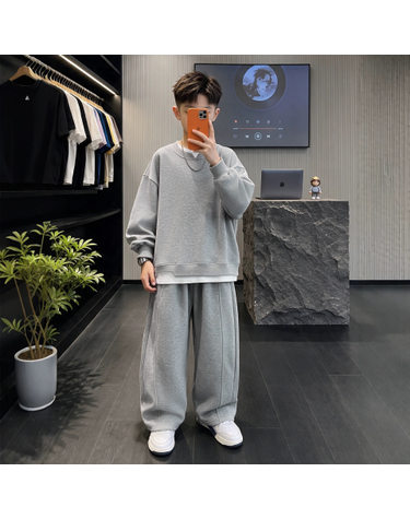 오버핏 스웨트 투피스 세트 R20339