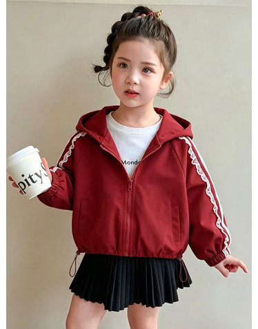 루비 후드 바람막이 자켓 R20580