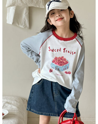 스트로베리 라글란 롱슬리브 R20838