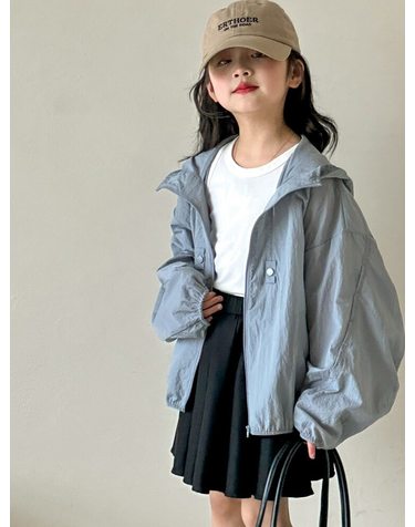 벌룬 후드 윈드브레이커 R20801