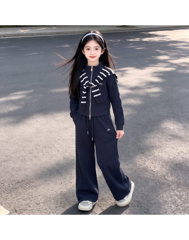 케이프 카라 두 피스 세트 R20939