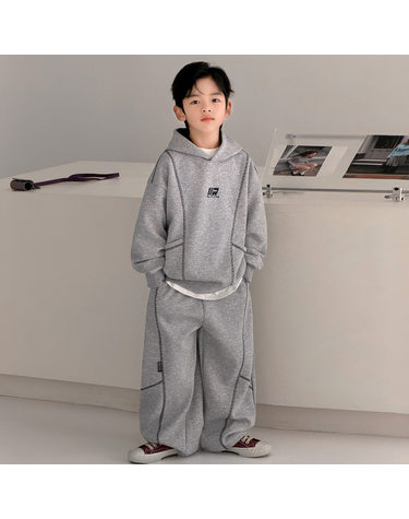 후드 스웨트 상하 세트 R20963