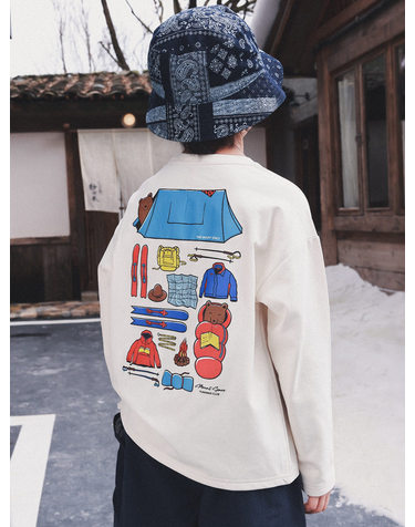 포켓 포인트 롱슬리브 티셔츠 R21495
