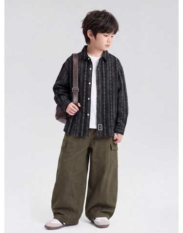 빈티지 스트라이프 오버셔츠 R21443