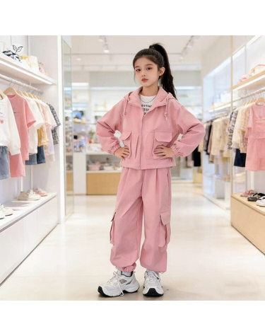 후드 자켓 카고 팬츠 2종 세트 R21783