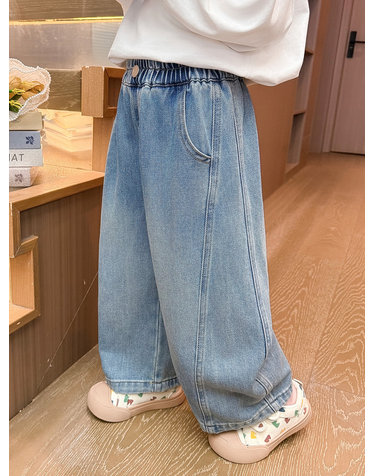 아이스 워시드 와이드 데님 팬츠 R22404