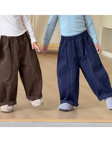 올리브 워시드 벌룬 팬츠 R22428