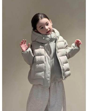 퍼퍼 하이넥 패딩 베스트 R23575