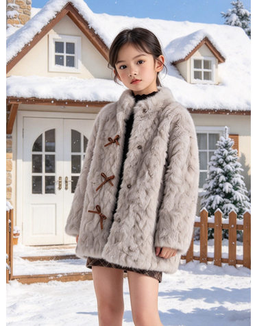스노우 퍼 토글 코트 R23551