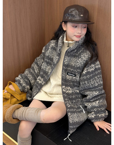 노르딕 플리스 스탠드 집업 점퍼 R23829