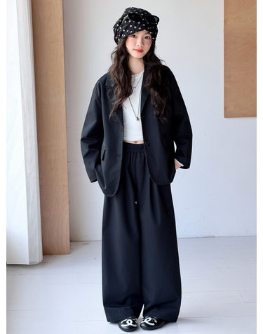 오버핏 블레이저 와이드 셋업 R23994