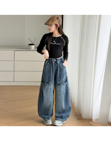어반 포슈 벌룬포켓 와이드 데님 팬츠 R26902