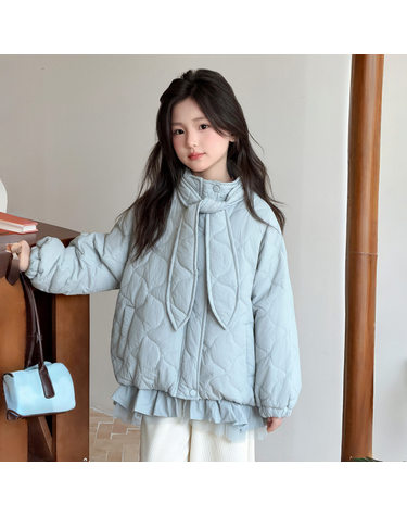 머플러 세트 퀼팅 패딩 자켓 R26497