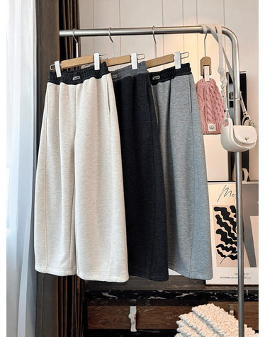 기모 와이드 스웨트 팬츠 R26799