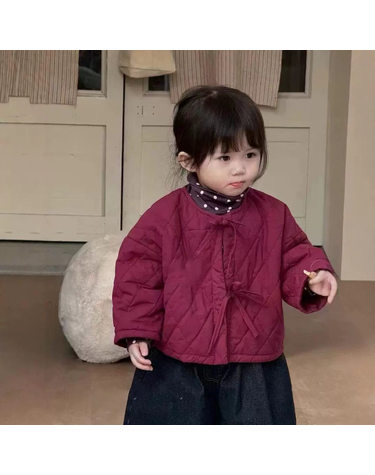 하이넥 다이아 퀼팅 자켓 R28169