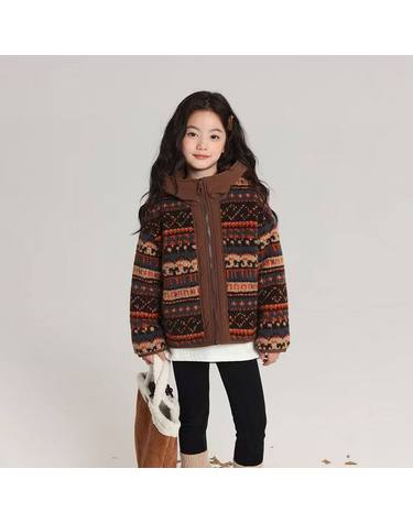노르딕 패턴 보아 후드집업 R27508