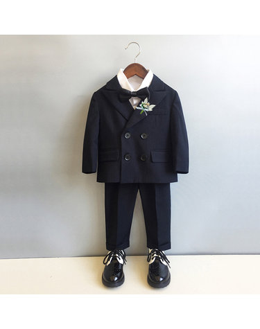 마르소 스트라이프 하객 수트 5피스 R10257