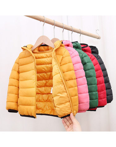 캔디 컬러 후디 경량 패딩 점퍼 R28905