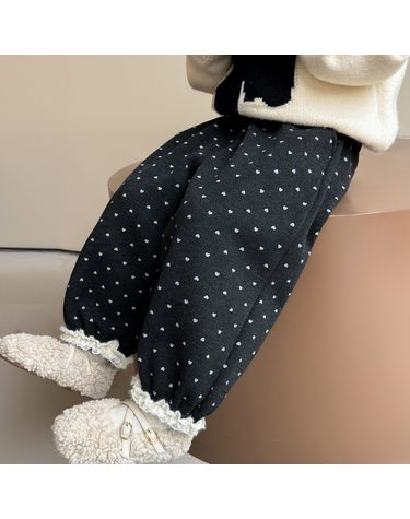 미니 도트 플리스 벌룬 팬츠 R29392