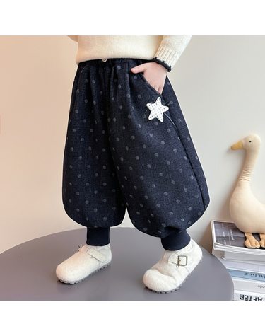 스텔라 도트 기모 벌룬 팬츠 R29546