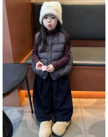 퀼팅 패딩 베스트 3종 셋업 R29448