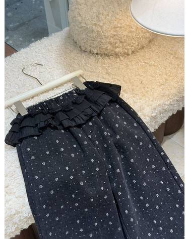 도트 프릴 레이어드 팬츠 R29911