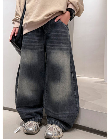 스모키 워싱 배럴 데님 R29731