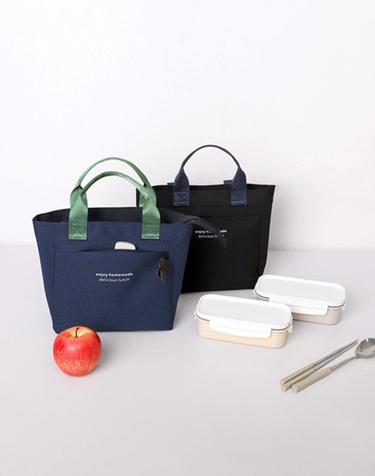도시락가방 보온보냉 피크닉 라운딩 홈메이드 런치백