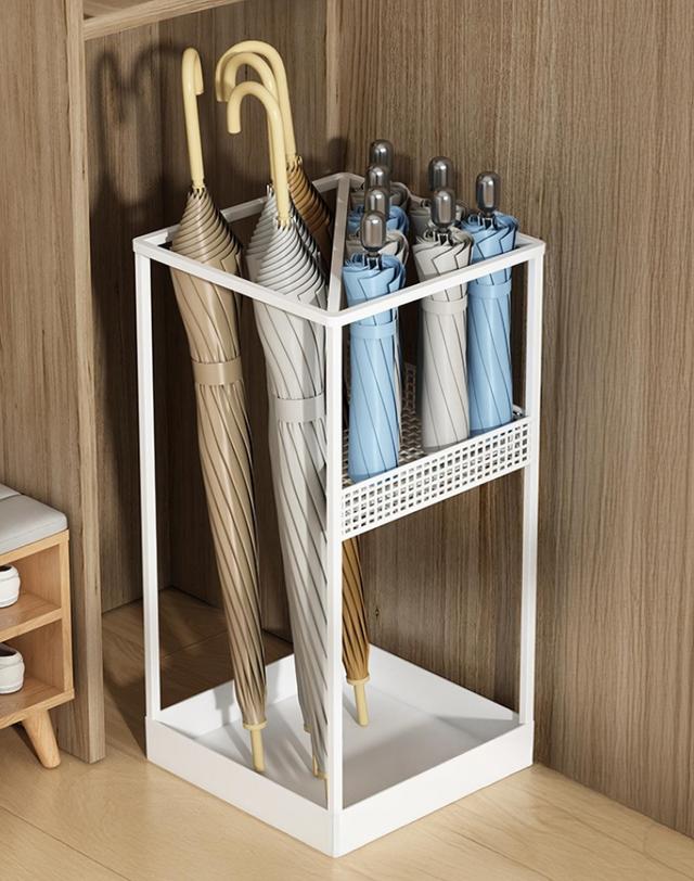 히키스 히키스 모던 사각 스틸 카페 매장 대용량 우산꽂이R07 착용컷