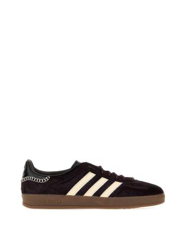 [해외직구][X45]ADIDAS BY WALES BONNER KK3640 AURCOFWONWHICORBLA 여성 스니커즈 단화 운동화 Chocolate calf hair Adidas x Wales Bonner Gazzelle sneakers