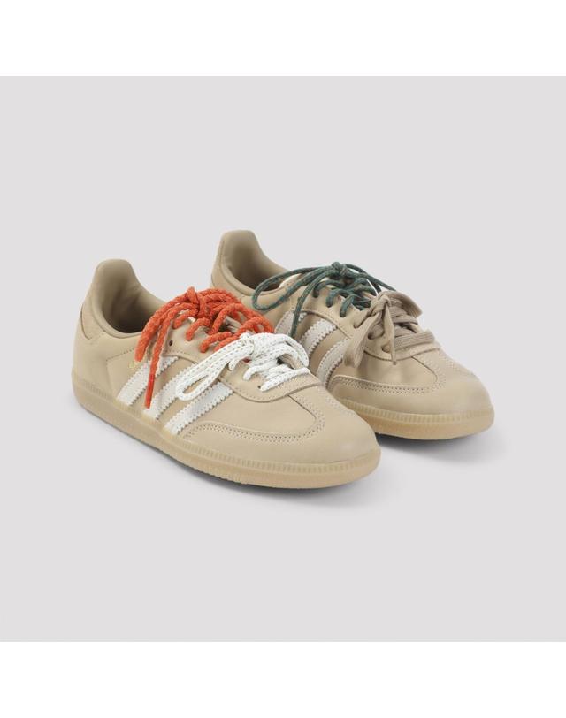 아디다스 [해외직구][D14]아디다스 KI8140 BEIGE CREAM WHITE 여성 스니커즈 슬립온 Adidas Samba OG Sneakers 착용컷